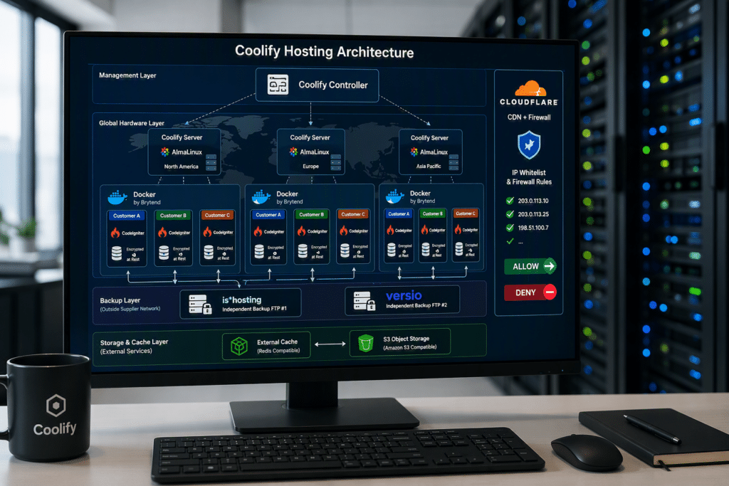 Brytend Multi-Tenant Coolify Hosting Architecture for Industrial SaaS Platforms brytend controller